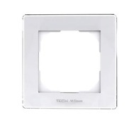 Sklenený rámik TECH SINUM FG-01 pre rámové regulátory WHITE 9831