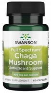 Swanson FS Chaga Mushroom 60 softgels Vitálna huba