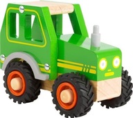 Drevený traktor zelené vozidlo Small Foot Design