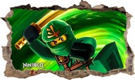 Nálepka na stenu plagátu LEGO NINJAGO! 3D XL!