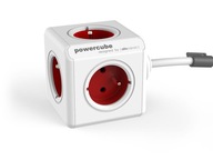 PowerCube Predlžovací kábel 1,5 m Červený