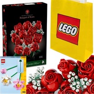 KYTICA RUŽÍ LEGO 10328 Darček na Valentína PRE JEJ IKONY RUŽÍ + TAŠKA +40647