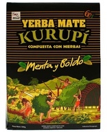 Yerba Mate KURUPI MENTA BOLDO 500 g s HIERBAS 0,5