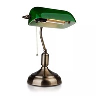 Banker Lamp V-TAC E27 Old Gold Green Klo