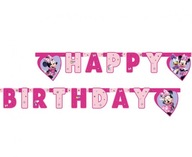 Banner Minnie Junior Happy Birthday k narodeninám girlanda Daisy Mouse 2m