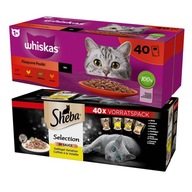 80x85G WHISKAS KLASICKÉ JEDLÁ SHEBA HYDINA OMÁČKA