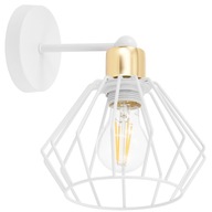 Nástenná nástenná LED lampa Loft Edison nad zrkadlom