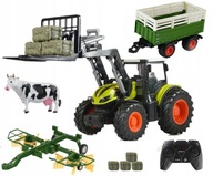 RC TRAKTOROVÝ PRÍves HRABLAČ 4v1 RC SET