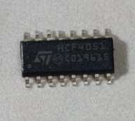 Rozhranie MUX/DEMUX SGL 8CH 16SOIC HCF 4051