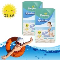 PAMPERS SPLASHERS PLAVECKÉ PLIENKY VODNÉ PLIENKY 9-15kg 22 ks