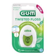 GUM TWISTED FLOSS 30m voskovaná zubná niť