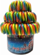 Crazoole Lollipops paličky na vianočný stromček Candy Cane Multicolor 100 ks