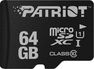 Pamäťová karta MicroSDXC 64GB LX Series Patriot