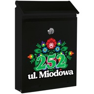 BLACK Letterbox UV tlač viacerých vzorov