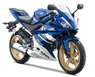 Nálepky Yamaha YZF R125 dyha 2011 MODRO-BIELA