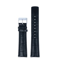 KOŽENÝ REMÍN NA HODINKY 21MM BLACK Crocodile