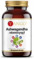 YANGO Ashwagandha Vitamíny B ÚNAVA 90K