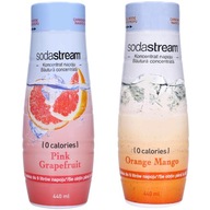 SODASTREAM SIRUP POMERANČ MANGO RUŽOVÁ GRAPEFRUITOVÁ ŠŤAVA