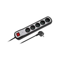 Predlžovací kábel Power Strip 5 zásuviek 5m Rebel