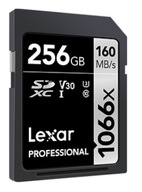 Lexar SDXC Professional 256 GB 160 MB/s U3 V30 1066x