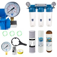 Vodný filter odstraňovač železa 3/4 Aquafilter + manometer