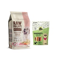 +Raw Paleo Healthy Grain Salmon Puppy 2kg + Mr Bandit Sandwich králik