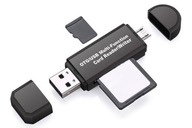 Čítačka kariet Micro SD SDHC SDXC pre Micro USB a USB