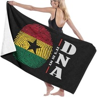 Plážová osuška Flag of Ghana extra veľká