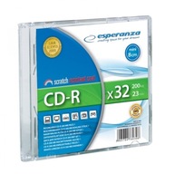 Mini CD-R Esperanza 210MB 8cm Slim 1ks