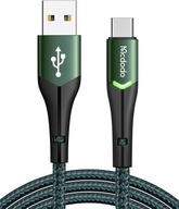 1m kábel USB na USB-C 3A QC 4.0 Mcdodo LED OPLOT