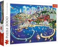 SAN FRANCISCO BAY PUZZLE 2000 KUSOV. CREFL 27107