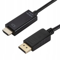 Jednosmerný kábel DisplayPort na HDMI 1,8 m