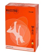 Kopírovací papier A4 160g oranžový 250 listov MAESTRO