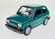 WELLY FIAT 126p ZELENÁ 1:21 NOVÝ KOV