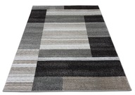 Tkaný koberec RIO 120x170 hrubý hustý sivý Frye