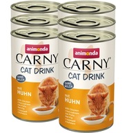 Animonda CAT Carny Cat Drink Drink SET 6x140g - Kuracie