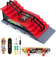 PRSTOVÝ SKATEBOARD RAMP SET MINI SKATEBOARD