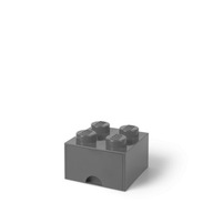 LEGO KONTAJNER ZÁSUVKU 4 TMAVOSIVÝ 25 cm