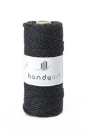 Macrame struna 3PLY beauty onyx 5mm 100m