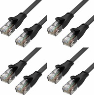 Plochý sieťový kábel UTP Ethernet Cat.6 3m x4