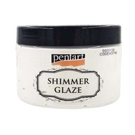 SHIMMER GLAZE PASTE perleťová biela 150ml - Pentart