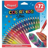 MAPED CENCILS 72 KS COLORPEPS TROJUHOLNÍKOVÉ CERÚZKY ŠARŽA