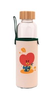 Značková sklenená fľaša na vodu BT21 Tata 500 ml