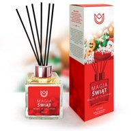 Vonný olej Voňavý difuzér MAGIC OF CHRISTMAS 100ml ratanové tyčinky