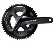 2-rýchlostné kľuky Shimano 105 FC-R7000 175 mm 53/39T