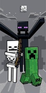 MINECRAFT UTERÁK 70x140 CREEPER SLENDERMAN MOB