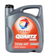 Total Quartz 5000 Dieselový motorový olej 5 l 15W-40 API: SL/CF, ACEA 07: A2