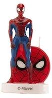 Spiderman 3D narodeninová tortová sviečka 9 cm