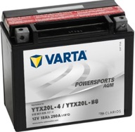 MOTOCYKLE VARTA BATTERY 18AH 250A 12V P+ AGM