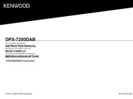 Kenwood DPX-7200DAB rádio DAB+ 2-DIN MULTICOLOR